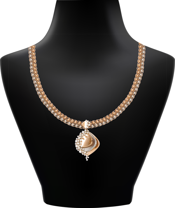 Pendant Necklace Image 01, Rikhava Diamonds