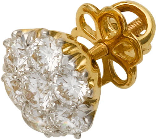 Stud Earrings Image01, Rikhava Diamonds
